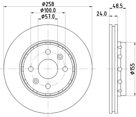 Brake Disc (MDC1799)
