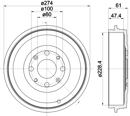 Brake Drum (MBD402)
