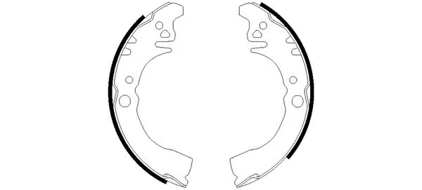 Brake Shoe Set (MFR444)