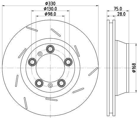 Brake Disc (MDC83190RC)