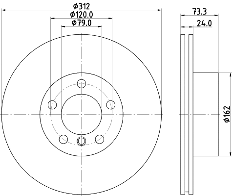 Brake Disc (MDC2567)