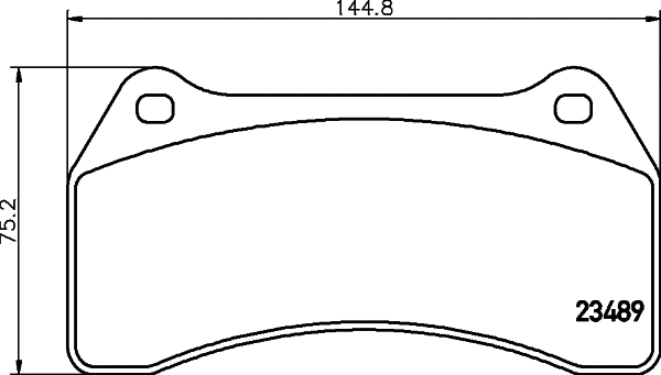 Brake Pad Set, disc brake (MDB2220)