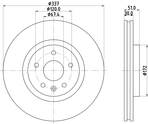 Brake Disc (MDC2192)