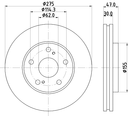 Brake Disc (MDC1236)