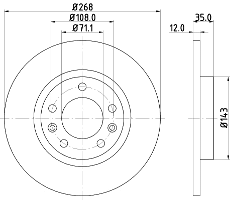Brake Disc (MDC2608)