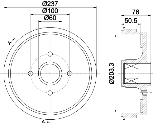 Brake Drum (MBD289)
