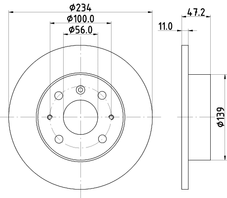 Brake Disc (MDC634)