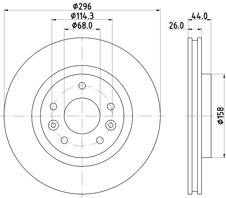 Brake Disc (MDC2695)