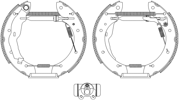 Brake Shoe Set (MSP201)
