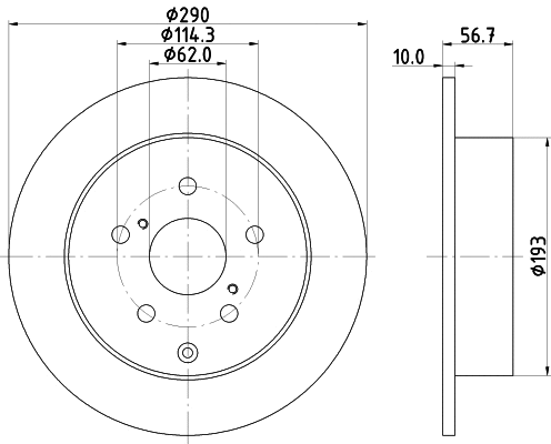 Brake Disc (MDC1840)