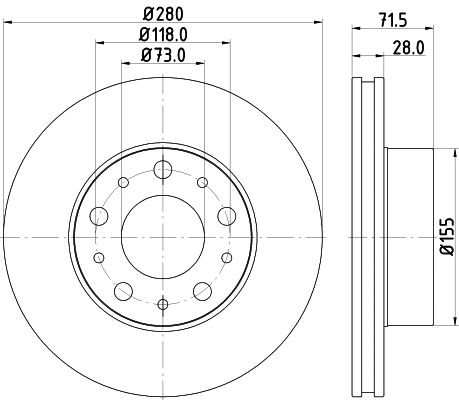 Brake Disc (MDC2685)