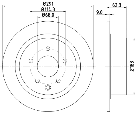 Brake Disc (MDC2503)
