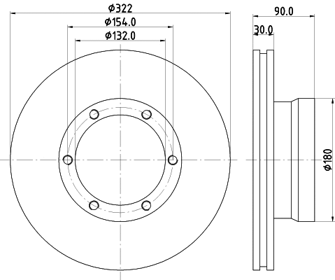 Brake Disc (MDC1251)