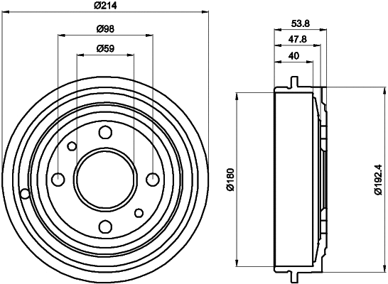 Brake Drum (MBD023)