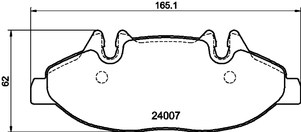 Brake Pad Set, disc brake (MDB2678)