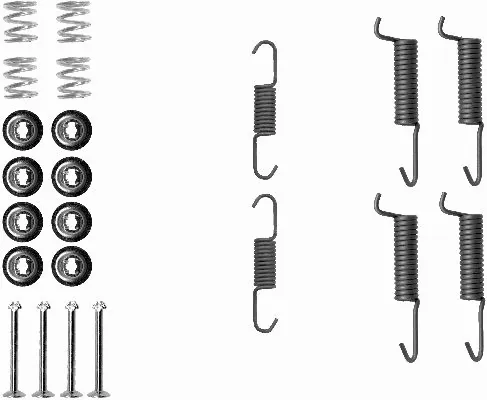 Accessory Kit, parking brake shoes (MBA821)