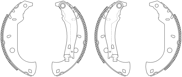 Brake Shoe Set (MSK197)