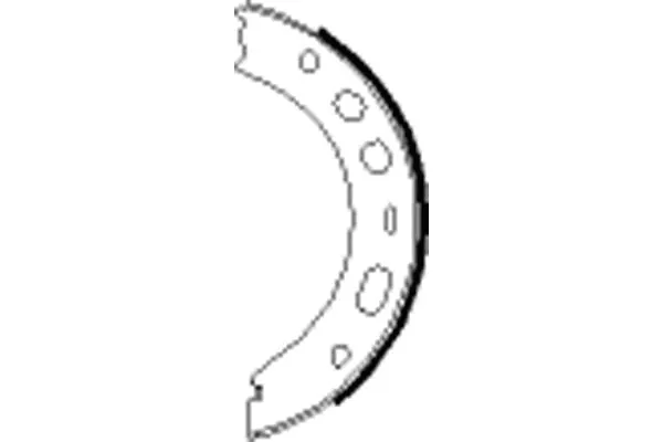 Brake Shoe Set, parking brake (MFR640)