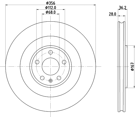 Brake Disc (MDC3164C)