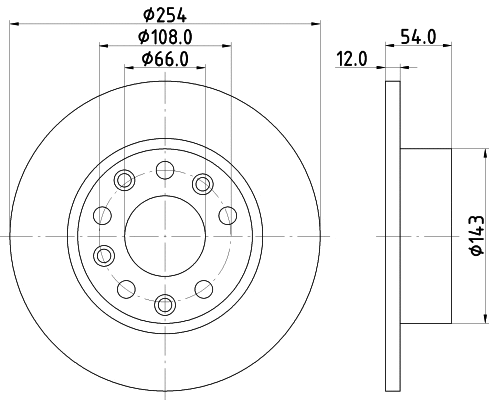 Brake Disc (MDC871)