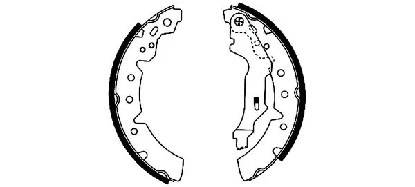 Brake Shoe Set (MFR500)