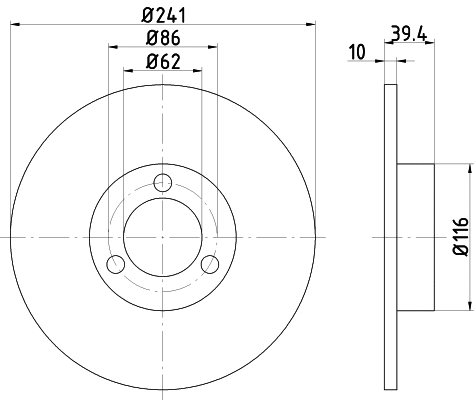 Brake Disc (MDC144)