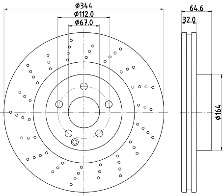 Brake Disc (MDC2251)