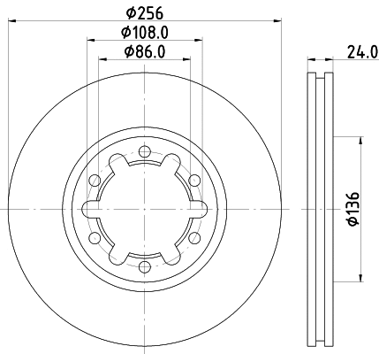 Brake Disc (MDC1411)