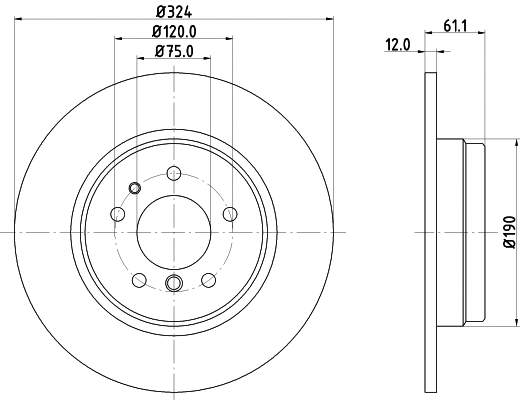 Brake Disc (MDC834)