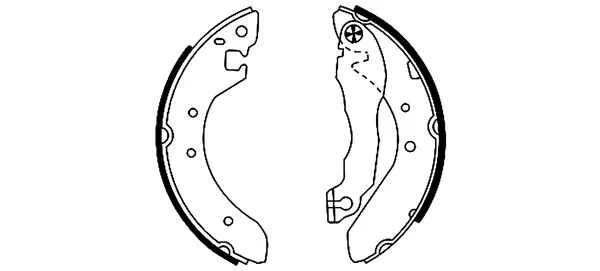 Brake Shoe Set (MFR170)
