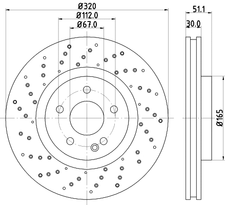 Brake Disc (MDC2569)