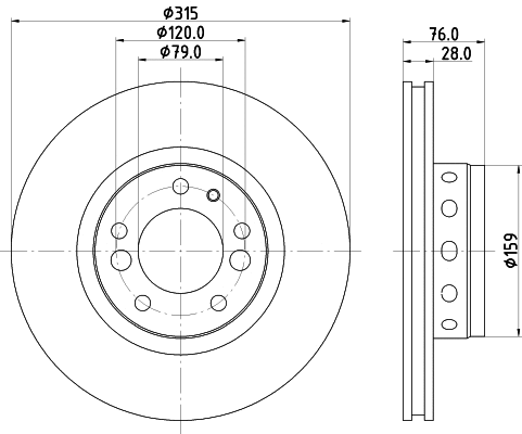 Brake Disc (MDC1212)