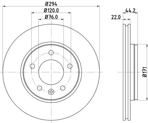 Brake Disc (MDC1708)