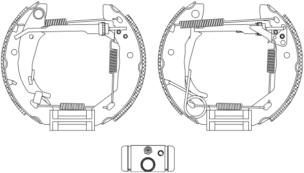 Brake Shoe Set (MSP283)