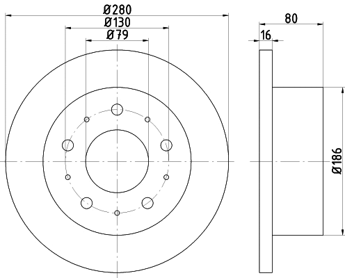 Brake Disc (MDC1817)