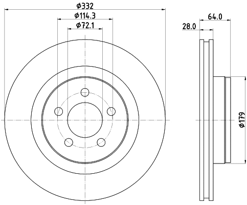 Brake Disc (MDC2750)