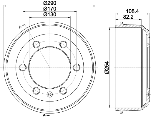 Brake Drum (MBD039)