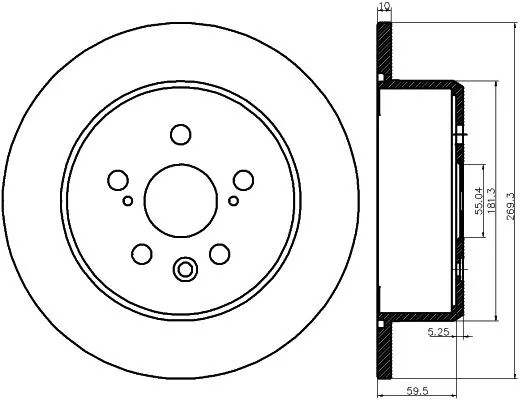 Brake Disc (MDC1263)