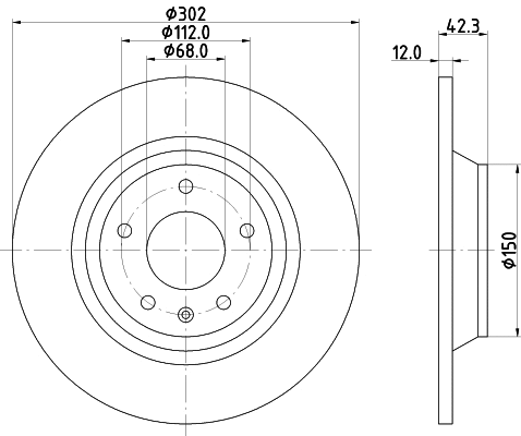 Brake Disc (MDC2281)