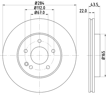 Brake Disc (MDC741)