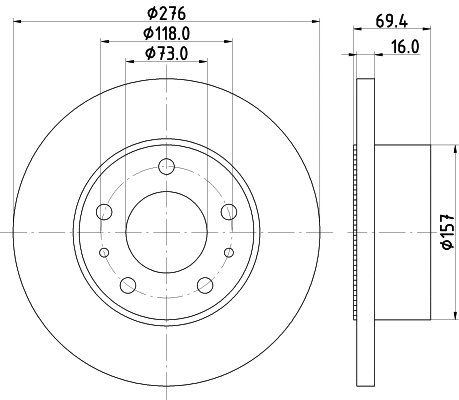 Brake Disc (MDC1440)