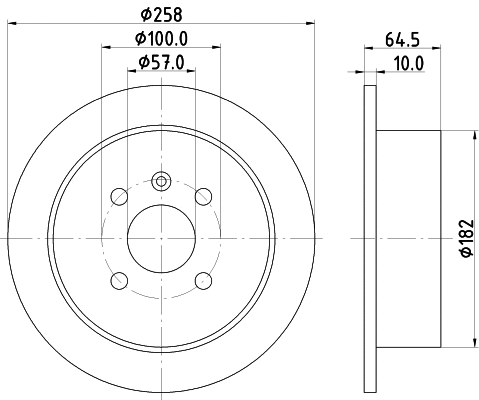 Brake Disc (MDC1389)