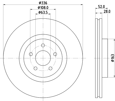 Brake Disc (MDC2741)