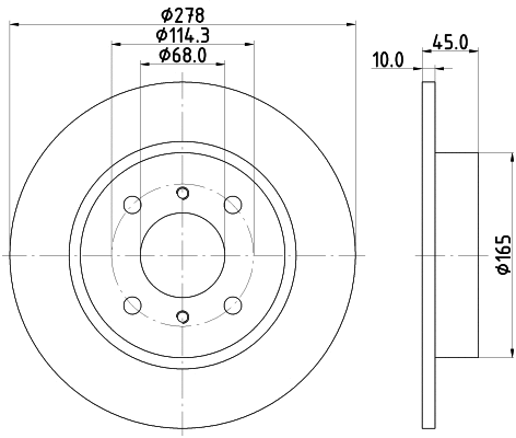 Brake Disc (MDC1518)