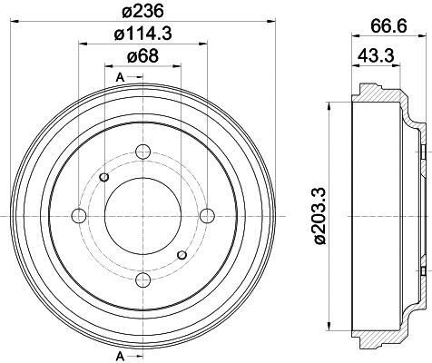 Brake Drum (MBD363)