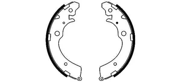 Brake Shoe Set (MFR376)