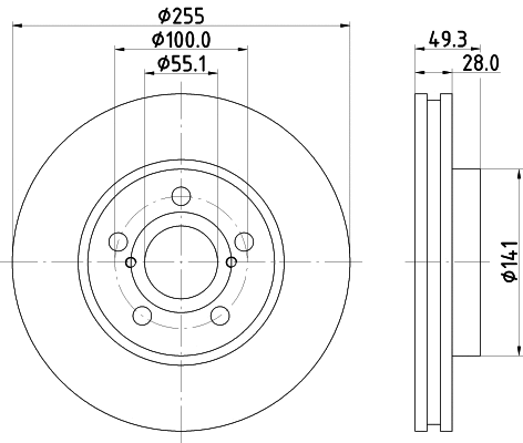 Brake Disc (MDC1971)