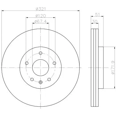 Brake Disc (MDC2500)