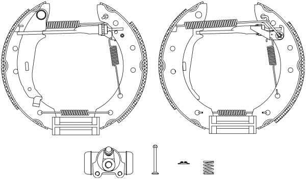 Brake Shoe Set (MSP154)