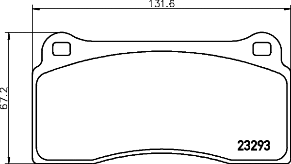 Brake Pad Set, disc brake (MDB2413)